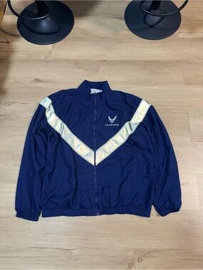 U.S. Air Force Navy Reflective Chevron Windbreaker